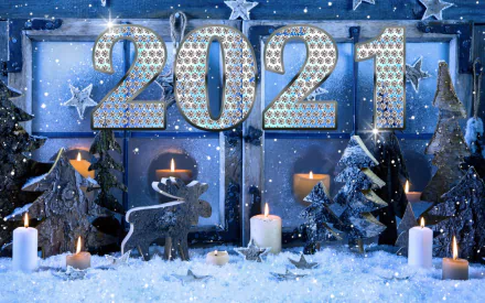 holiday New Year 2021 HD Desktop Wallpaper | Background Image