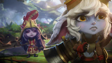 Lulu (League Of Legends) Tristana (League Of Legends) video game Legends of Runeterra HD Desktop Wallpaper | Background Image