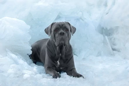 dog ice Animal Cane Corso HD Desktop Wallpaper | Background Image