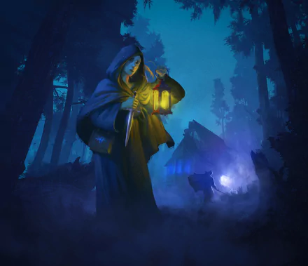 night fantasy woman HD Desktop Wallpaper | Background Image