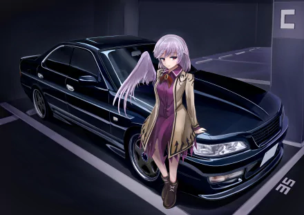 car Sagume Kishin Anime Touhou anime car HD Desktop Wallpaper | Background Image