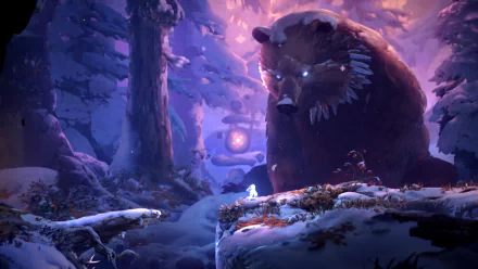 bear video game Ori and the Will of the Wisps HD Desktop Wallpaper | Background Image