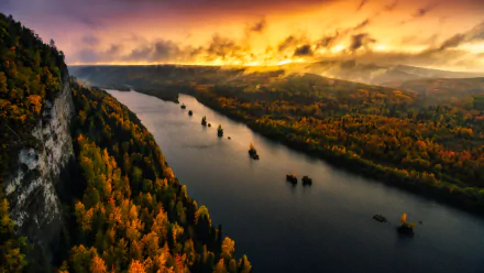 fall water nature landscape fall landscape HD Desktop Wallpaper | Background Image