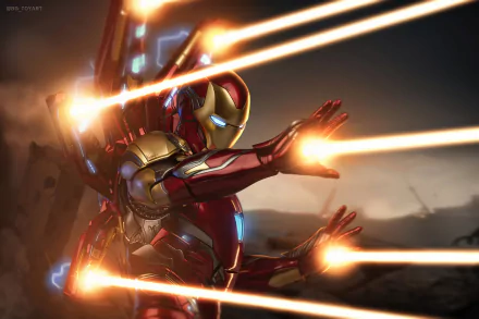 Comic Iron Man HD Desktop Wallpaper | Background Image