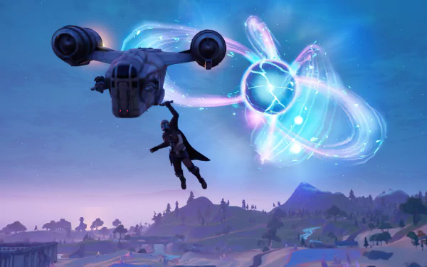 The Mandalorian (Character) Star Wars video game Fortnite HD Desktop Wallpaper | Background Image