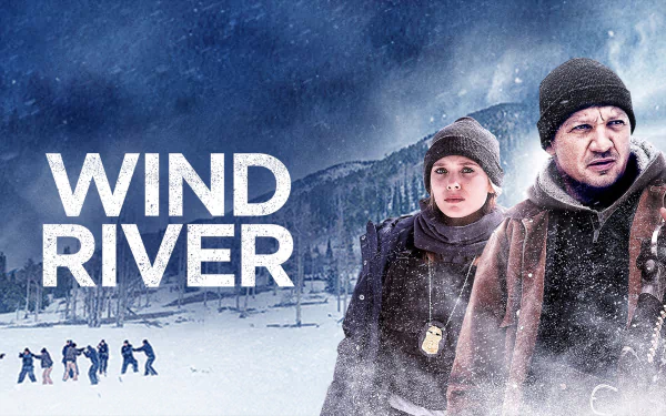 Elizabeth Olsen Jeremy Renner movie Wind River HD Desktop Wallpaper | Background Image