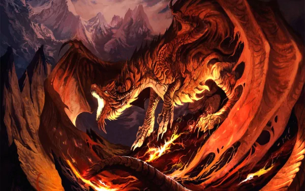 wings fantasy dragon HD Desktop Wallpaper | Background Image