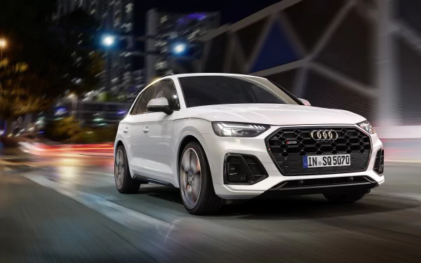 SUV white car car Audi vehicle Audi SQ5 HD Desktop Wallpaper | Background Image