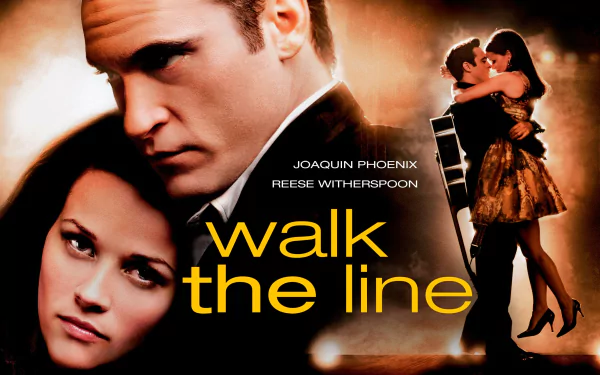 Reese Witherspoon Joaquin Phoenix movie walk the line HD Desktop Wallpaper | Background Image