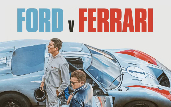Matt Damon Christian Bale movie Ford v Ferrari HD Desktop Wallpaper | Background Image