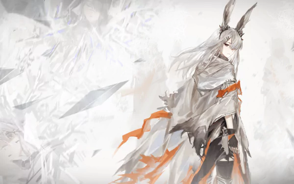 animal ears Frostnova (Arknights) video game Arknights HD Desktop Wallpaper | Background Image