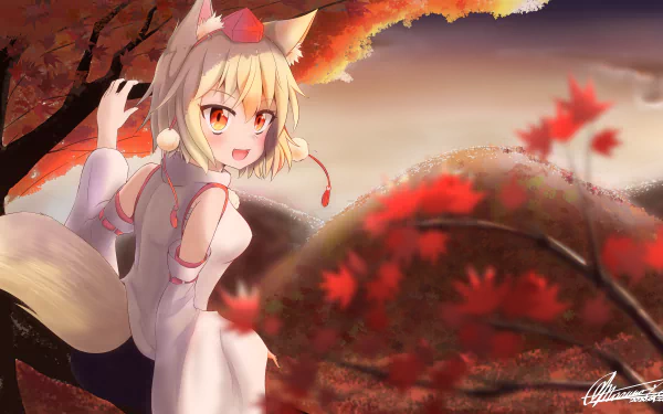 Momiji Inubashiri Anime Touhou HD Desktop Wallpaper | Background Image
