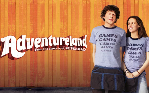 Jesse Eisenberg Kristen Stewart movie Adventureland HD Desktop Wallpaper | Background Image