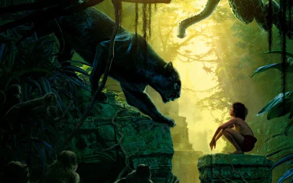 movie The Jungle Book (2016) HD Desktop Wallpaper | Background Image