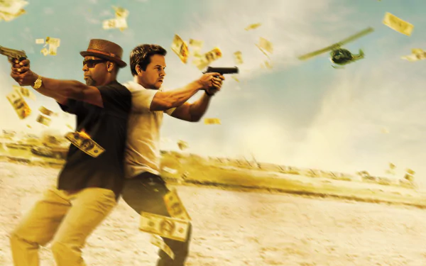 Robert 'Bobby' Trench Michael 'Stig' Stigman Mark Wahlberg Denzel Washington movie 2 Guns HD Desktop Wallpaper | Background Image