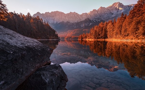 Nature Lake Lakes Fall Germany Reflection HD Wallpaper | Background Image