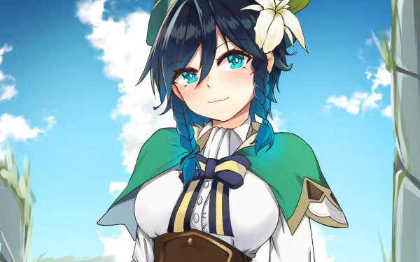 genderbend Venti (Genshin Impact) video game Genshin Impact HD Desktop Wallpaper | Background Image