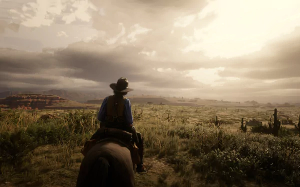  Red Dead Online // Read Dead Redemption 2 - Old West Cliff View