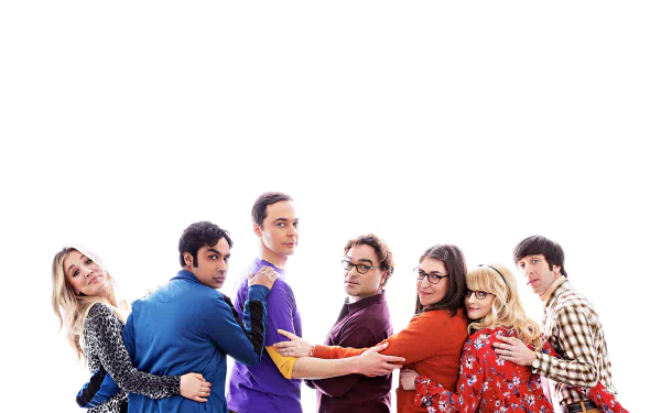 Penny (The Big Bang Theory) Simon Helberg Raj Koothrappali Melissa Rauch Mayim Bialik Leonard Hofstadter Kunal Nayyar Kaley Cuoco Johnny Galecki Jim Parsons Howard Wolowitz Bernadette Rostenkowski Amy Farrah Fowler TV Show The Big Bang Theory HD Desktop Wallpaper | Background Image