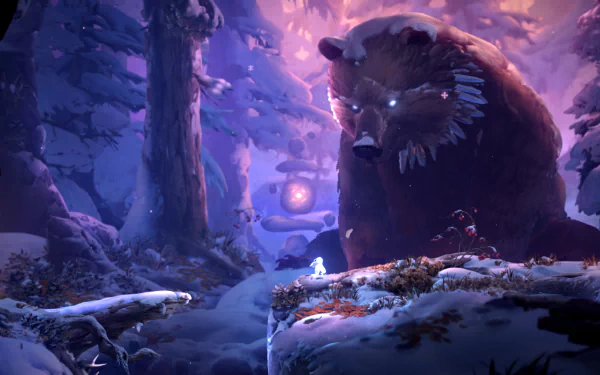 bear video game Ori and the Will of the Wisps HD Desktop Wallpaper | Background Image
