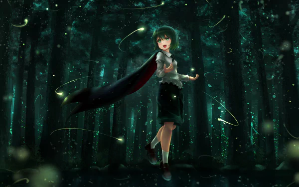Wriggle Nightbug Anime Touhou HD Desktop Wallpaper | Background Image