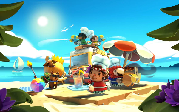video game Overcooked 2 HD Desktop Wallpaper | Background Image
