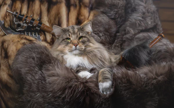 fur Animal cat HD Desktop Wallpaper | Background Image