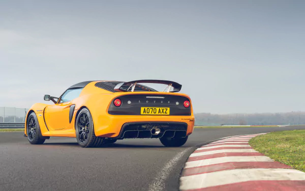 supercar orange car car Lotus Exige Sport 390 vehicle Lotus Exige HD Desktop Wallpaper | Background Image