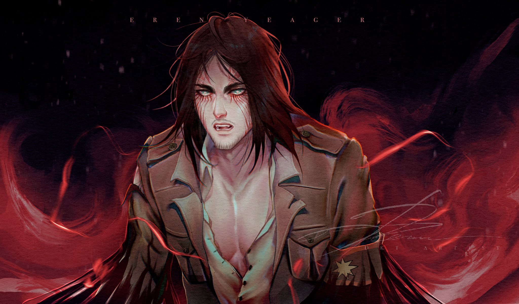 eren jaeger wallpaper  Anime drawings, Eyes wallpaper, Attack on