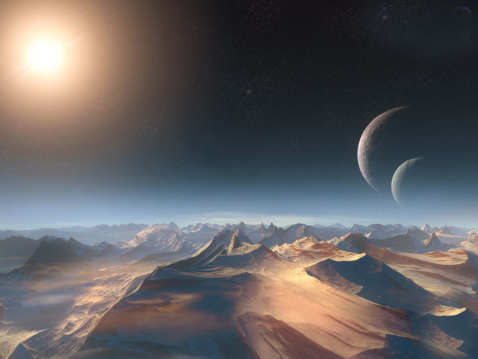 Science Fiction Planètes Fond d'écran HD | Image