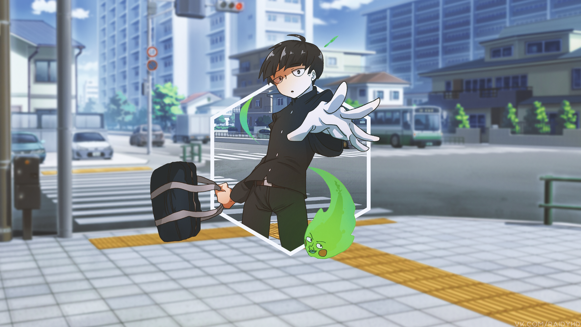 Download Ekubo (Mob Psycho 100) Shigeo Kageyama Anime Mob Psycho 100 Picture-in-picture HD Wallpaper