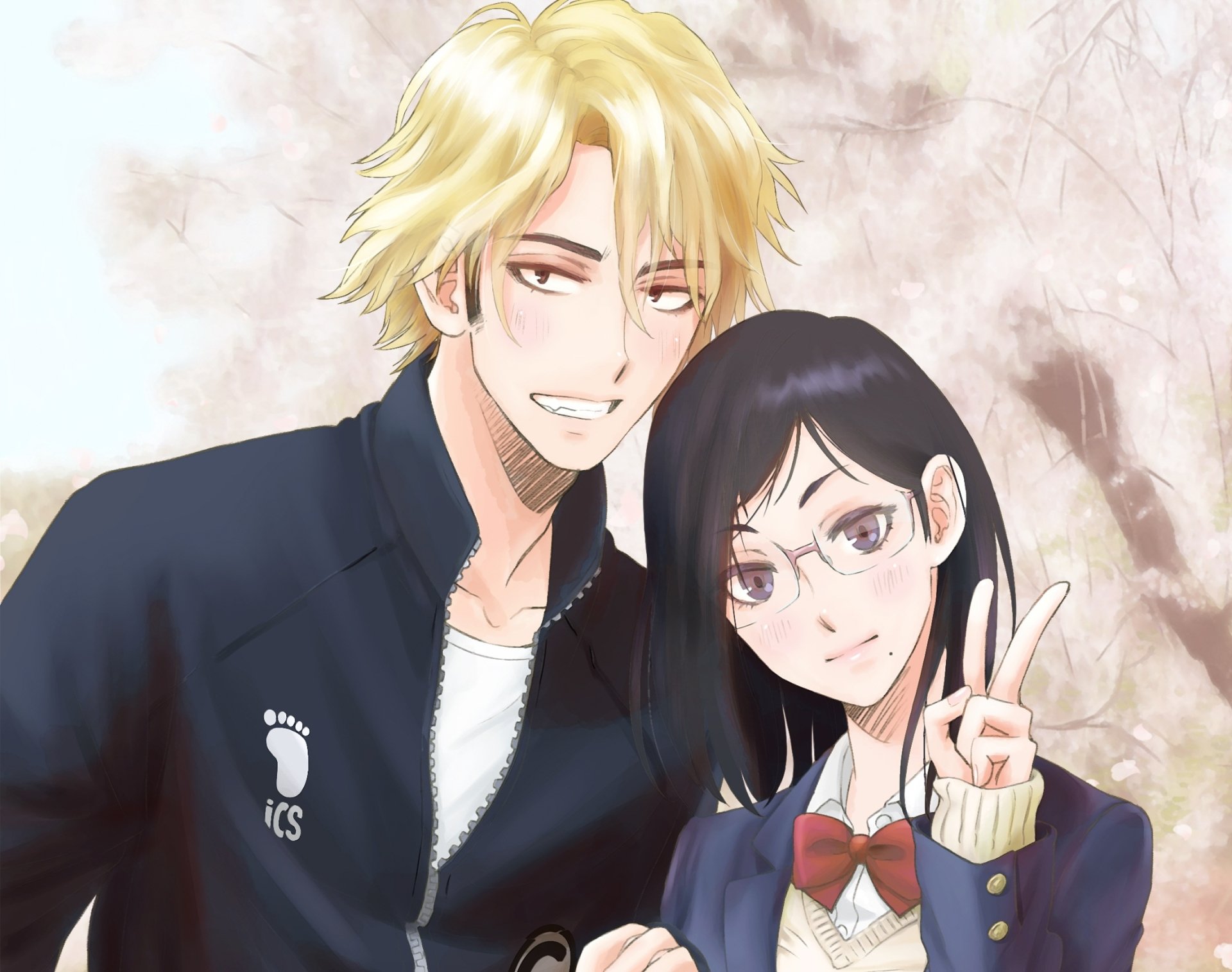 Download Keishin Ukai Kiyoko Shimizu Anime Haikyū!! HD Wallpaper by chienu