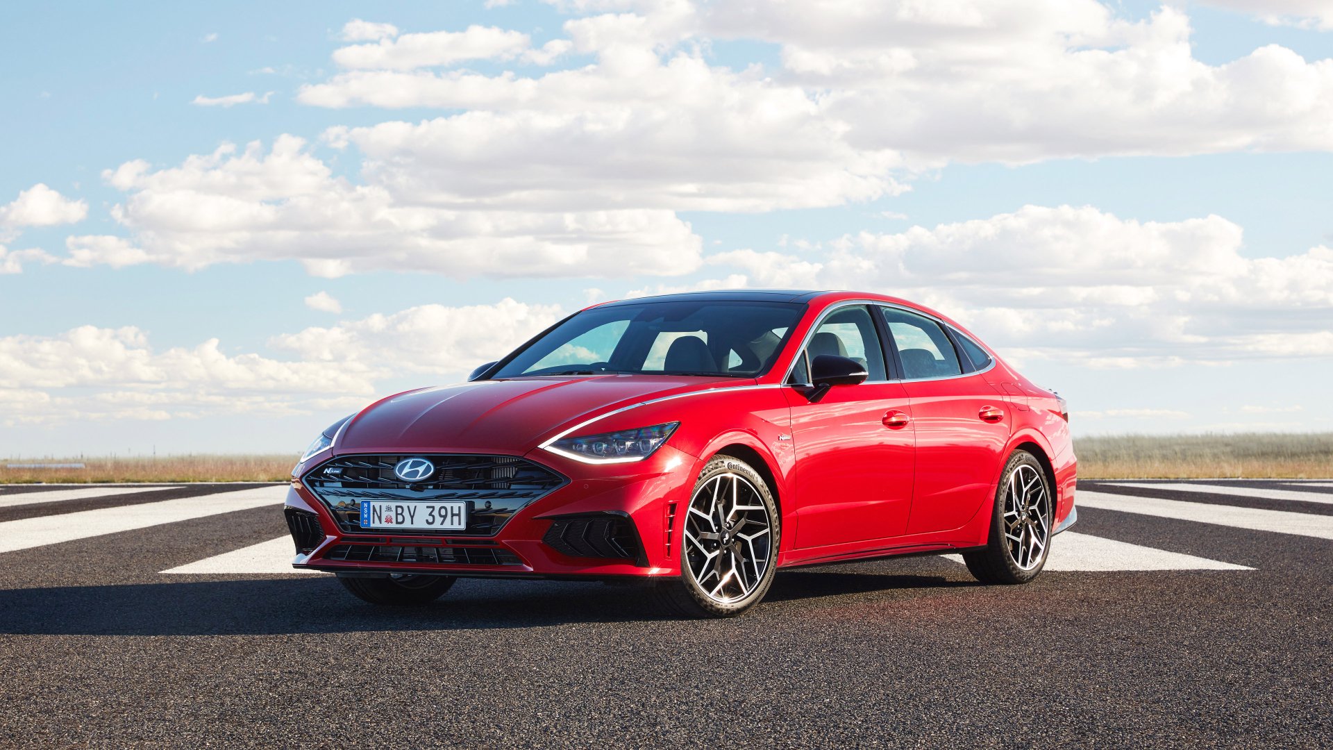 Download Car Hyundai Hyundai Sonata Vehicle Hyundai Sonata N Line 4k Ultra HD Wallpaper