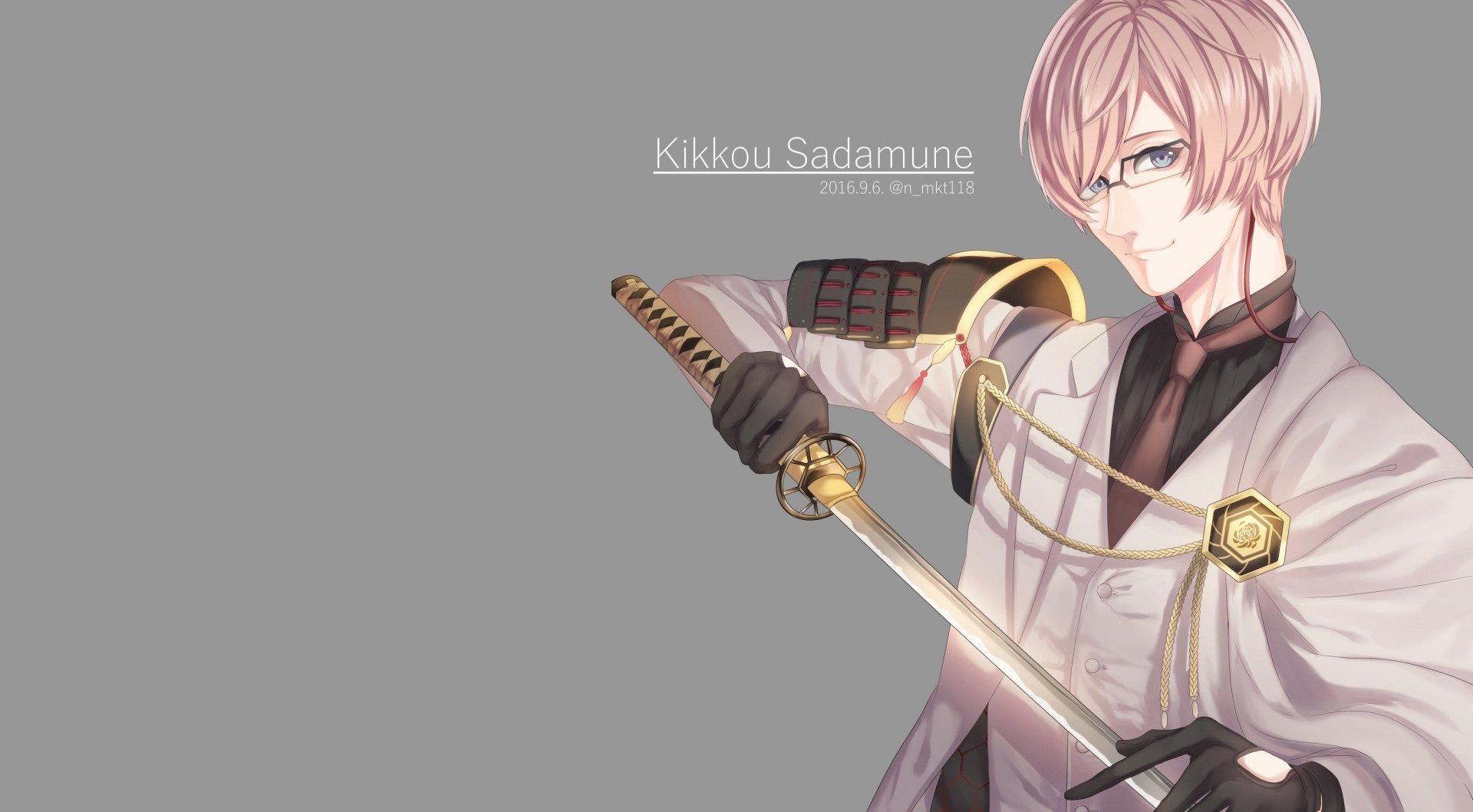 Download Kikkou Sadamune Anime Touken Ranbu HD Wallpaper