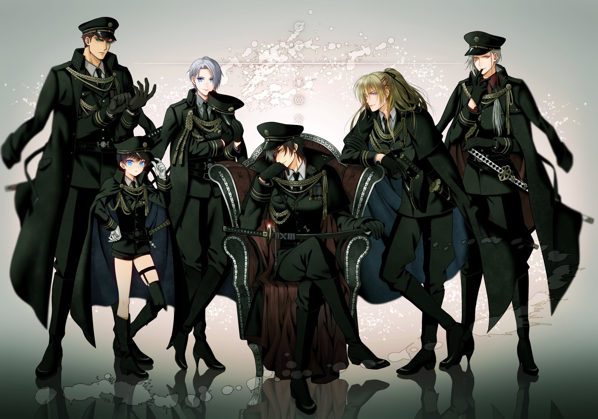Download Yamanbagiri Chougi Shokudaikiri Mitsutada Koryuu Kagemitsu Kenshin Kagemitsu Daihannya Nagamitsu Azuki Nagamitsu Anime Touken Ranbu 4k Ultra HD Wallpaper