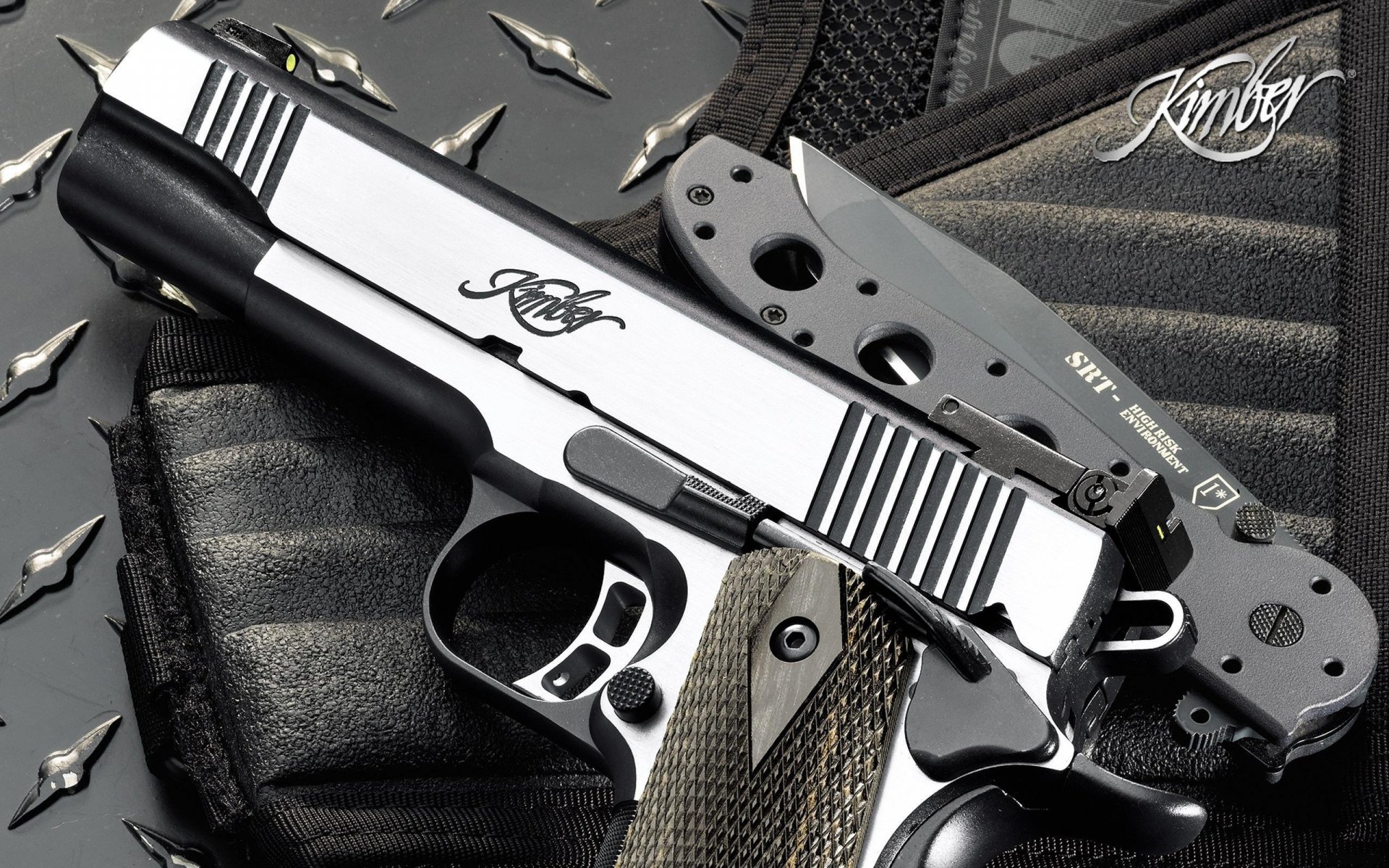 HD Wallpaper of a Kimber Pistol: Precision in Design