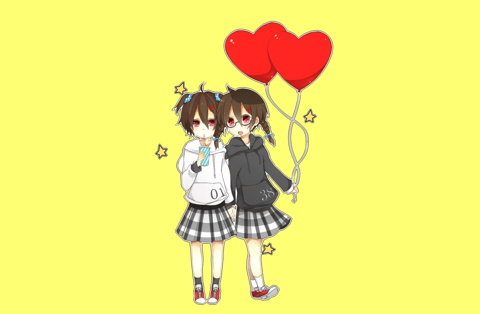 Download Mairu Orihara Kururi Orihara Anime Durarara!! HD Wallpaper