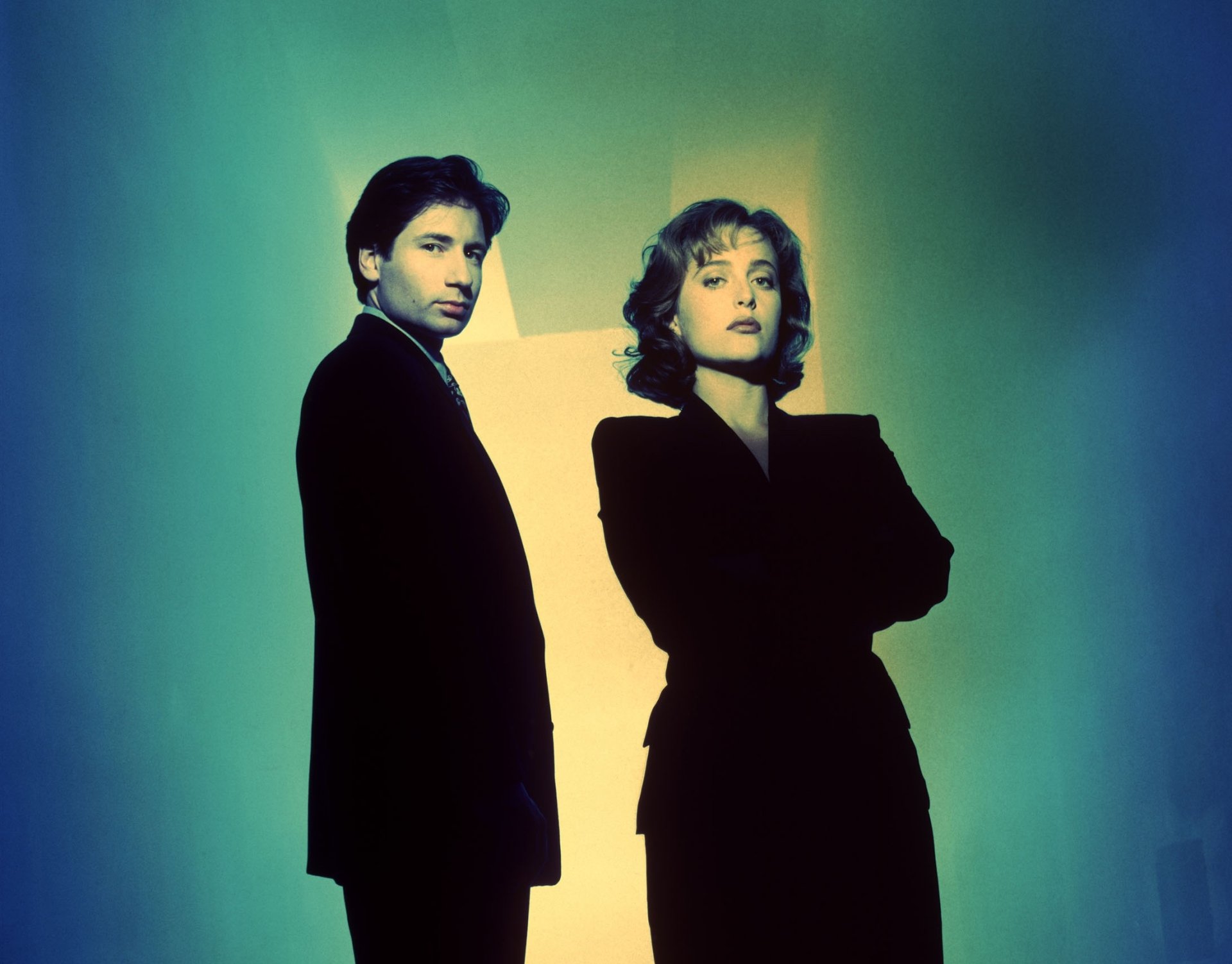 Download Fox Mulder Dana Scully Gillian Anderson David Duchovny TV