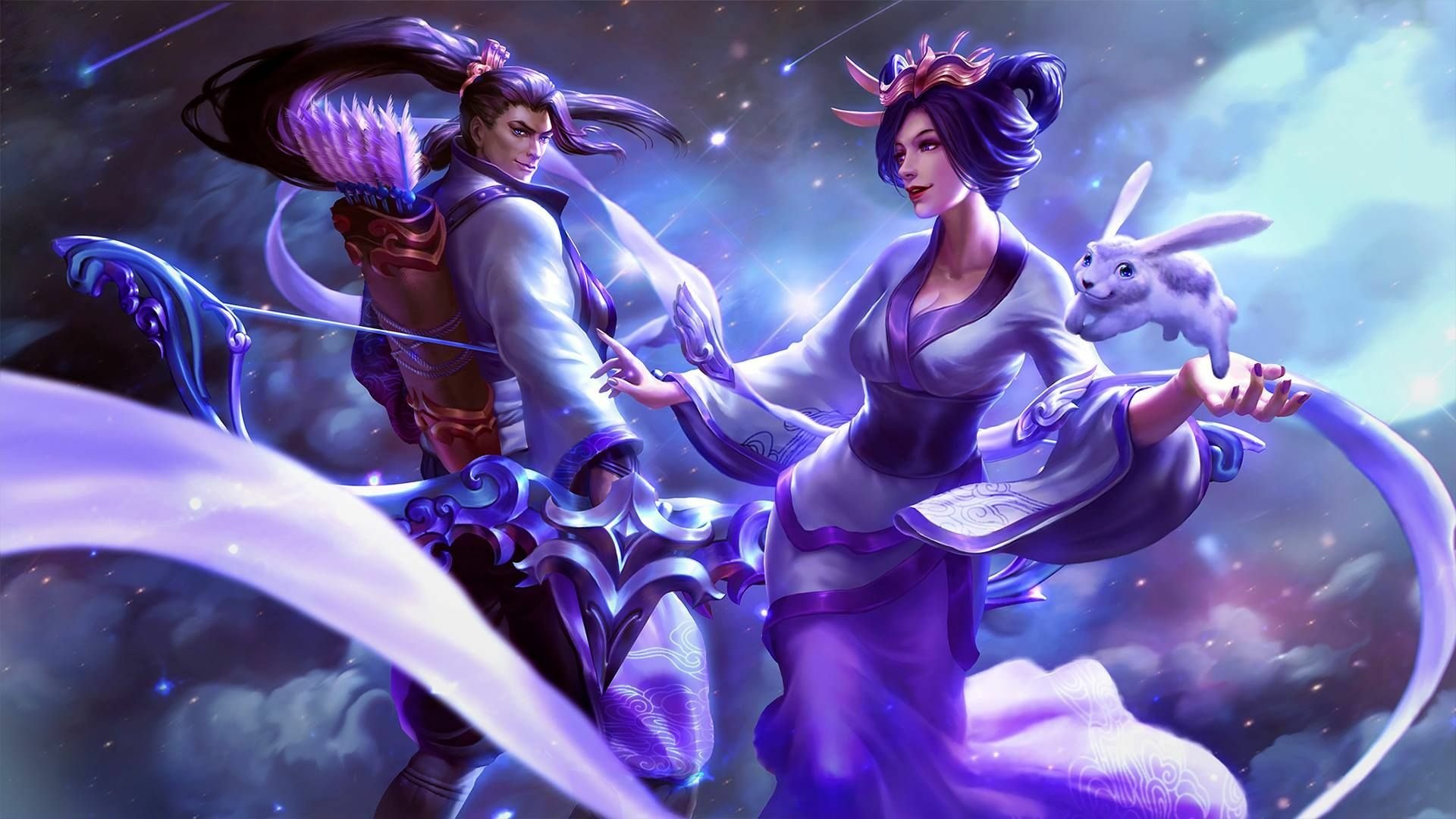 Download Hou Yi (Smite) Chang'e (Smite) Video Game Smite HD Wallpaper by Andre3D