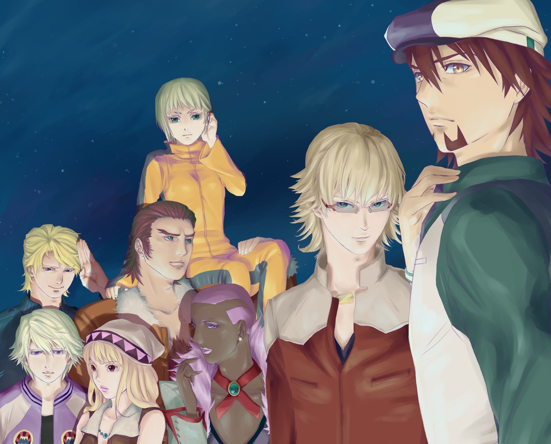 Download Huang Pao-Lin Nathan Seymour Keith Goodman Karina Lyle Ivan Karelin Antonio Lopez Kotetsu T. Kaburagi Barnaby Brooks Jr. Anime Tiger & Bunny HD Wallpaper by 1221