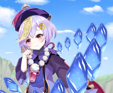 Qiqi (Genshin Impact) video game Genshin Impact HD Desktop Wallpaper | Background Image