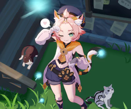 Diona (Genshin Impact) video game Genshin Impact HD Desktop Wallpaper | Background Image