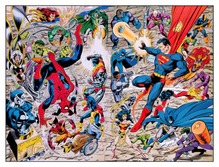 Comic crossover HD Desktop Wallpaper | Background Image