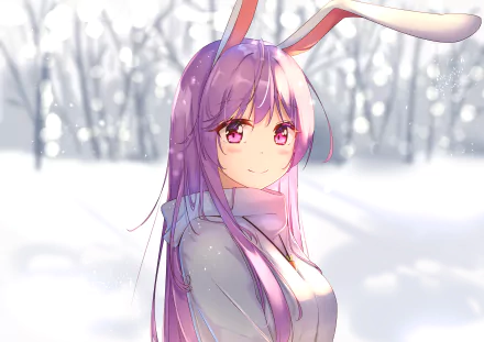 Reisen Udongein Inaba Anime Touhou HD Desktop Wallpaper | Background Image