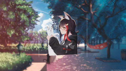 Ookami Mio hololive Anime Virtual Youtuber HD Desktop Wallpaper | Background Image