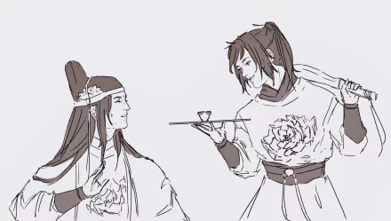 Xue Yang Jin Guangyao Anime Mo Dao Zu Shi HD Desktop Wallpaper | Background Image