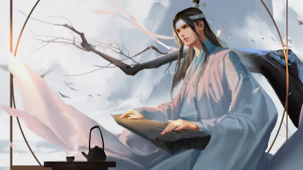 Lan Wangji Anime Mo Dao Zu Shi HD Desktop Wallpaper | Background Image