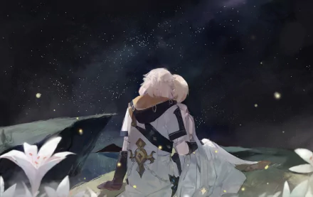 Lumine (Genshin Impact) Albedo (Genshin Impact) video game Genshin Impact HD Desktop Wallpaper | Background Image