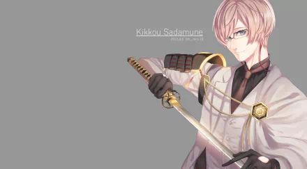 Kikkou Sadamune Anime Touken Ranbu HD Desktop Wallpaper | Background Image