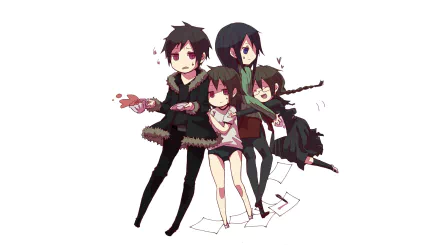 Namie Yagiri Mairu Orihara Kururi Orihara Izaya Orihara Anime Durarara!! HD Desktop Wallpaper | Background Image